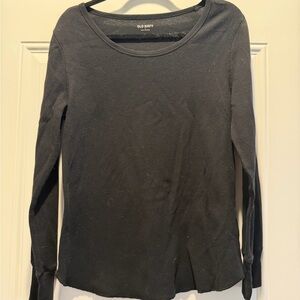 Old Navy Black Long Sleeve Tee